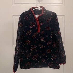 Girls floral pullover